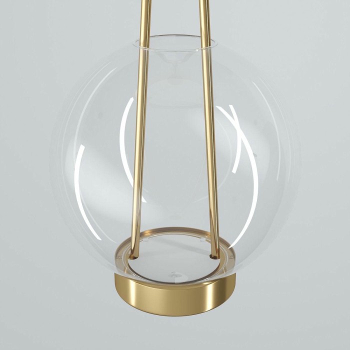 Подвесной светодиодный светильник Eurosvet Frasco 50267/1 LED латунь