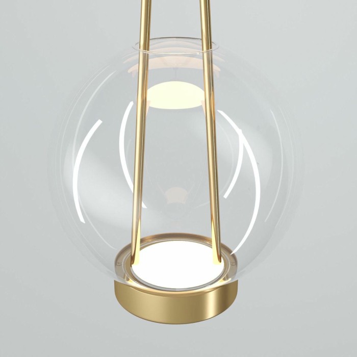 Подвесной светодиодный светильник Eurosvet Frasco 50267/1 LED латунь