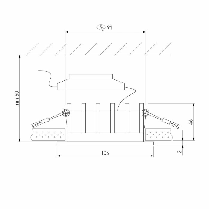Встраиваемый светодиодный светильник Elektrostandard Combi 25068/LED a069007