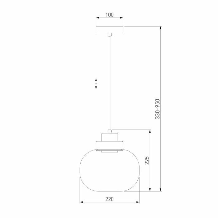 Подвесной светодиодный светильник Eurosvet Jeffry 50241/1 Led дымчатый