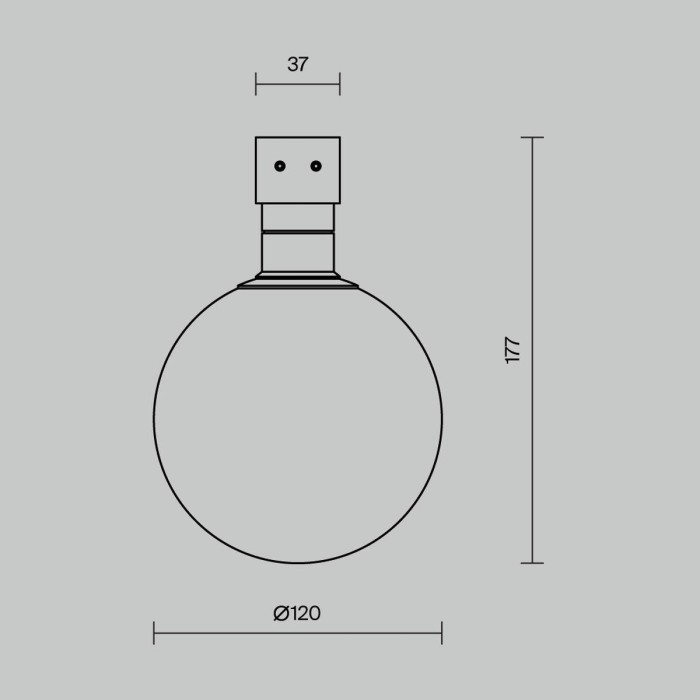 Уличный трековый светильник Maytoni Outdoor O-TR01-1-S-9WB3K