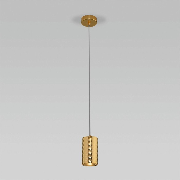 Подвесной светодиодный светильник Eurosvet Bonaldo 50247/1 Led золото