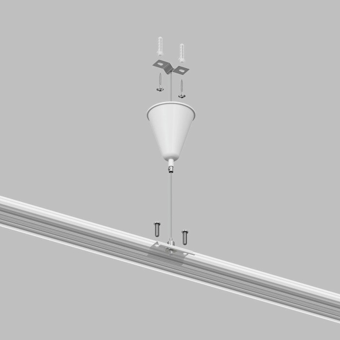 Подвесная система для треков Denkirs Solid Base TR1105-WH