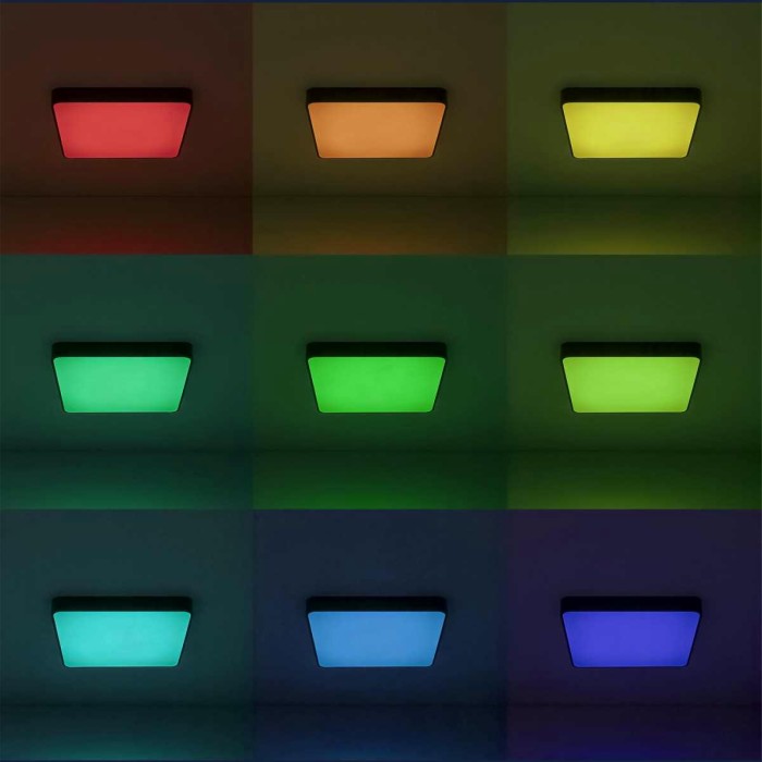 Потолочный светодиодный светильник с пультом ДУ Citilux Купер RGB Черный CL724K105G1