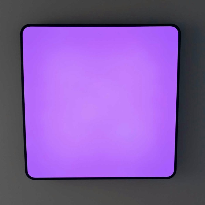 Потолочный светодиодный светильник с пультом ДУ Citilux Купер RGB Черный CL724K105G1