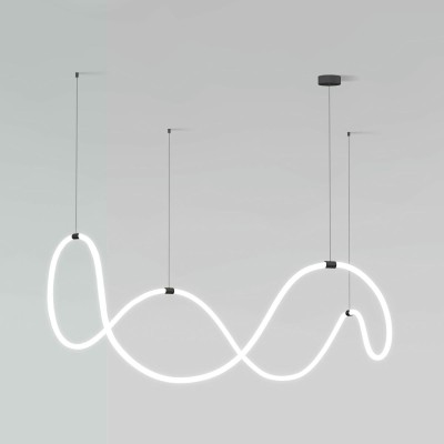 Подвесной светодиодный светильник Eurosvet 90288/1 черный