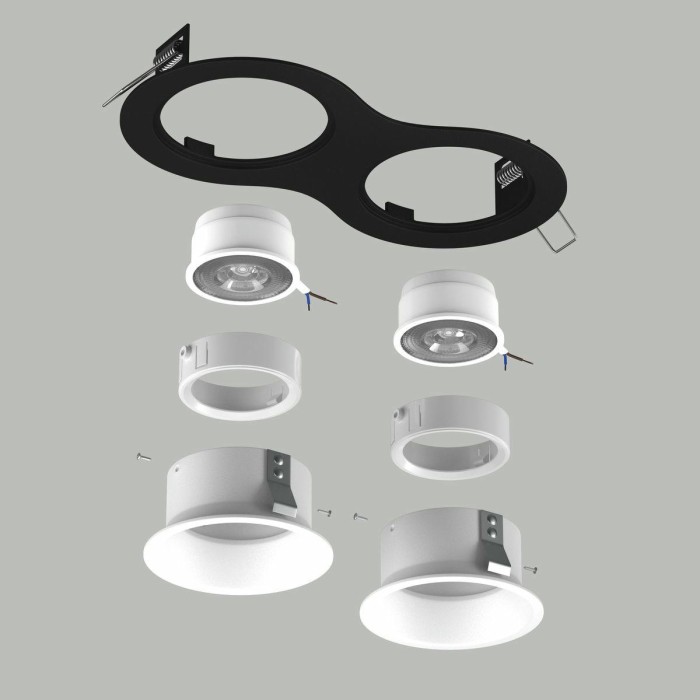 Комплект со светильником Lightstar Domino Round (214627+214606+214606+214006+214006) D6270606WMOD