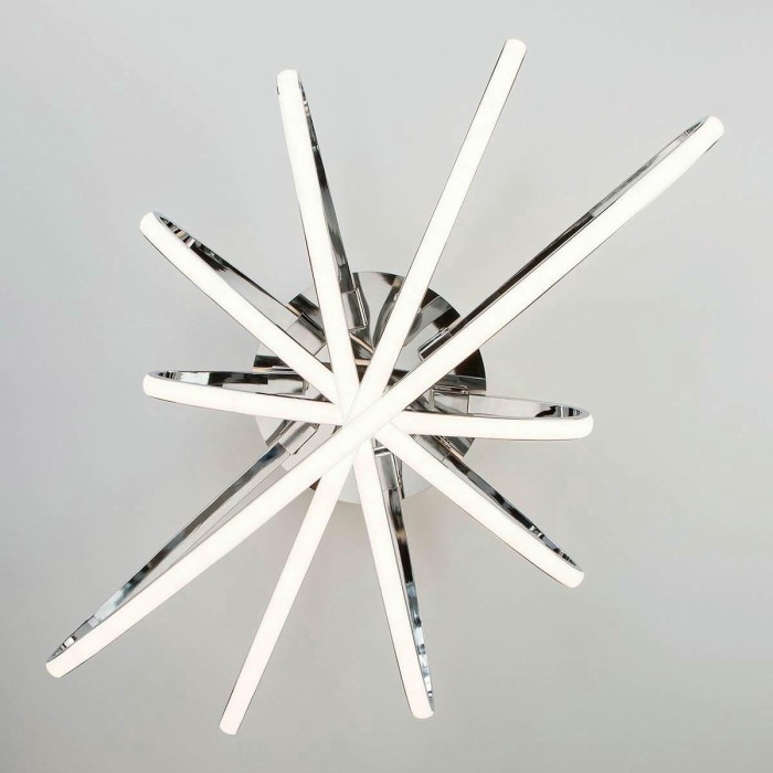 Потолочный светодиодный светильник Eurosvet Evia 90100/5 хром