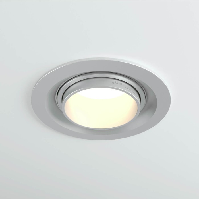 Встраиваемый светодиодный светильник Elektrostandard 9919 LED 10W 4200K серебро a052461