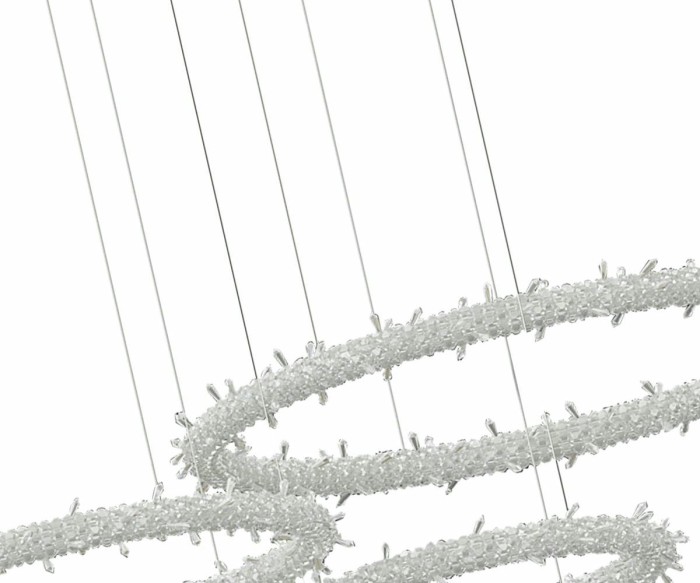 Подвесной светодиодный светильник Kink Light Лиам 07875-80+60+40P,36(3000K)