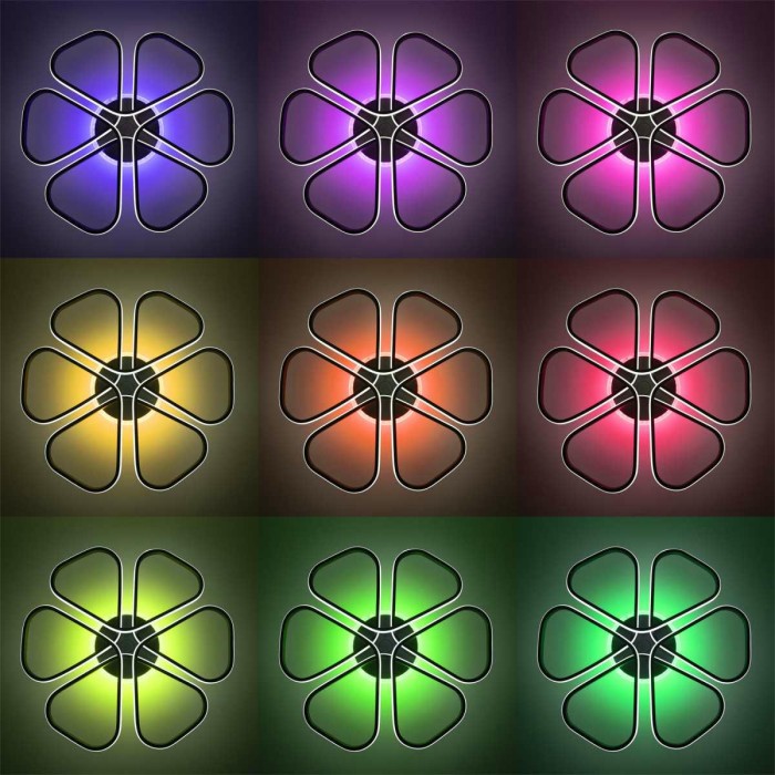 Потолочная светодиодная люстра Citilux Сезар Смарт CL233A275E