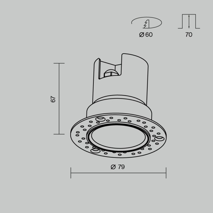 Потолочный светильник Maytoni Outdoor O501DL-L5B3K
