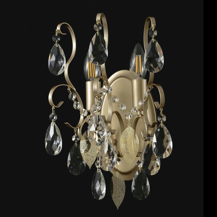 Настенный светильник Crystal Lux Esmiralda AP2 Gold