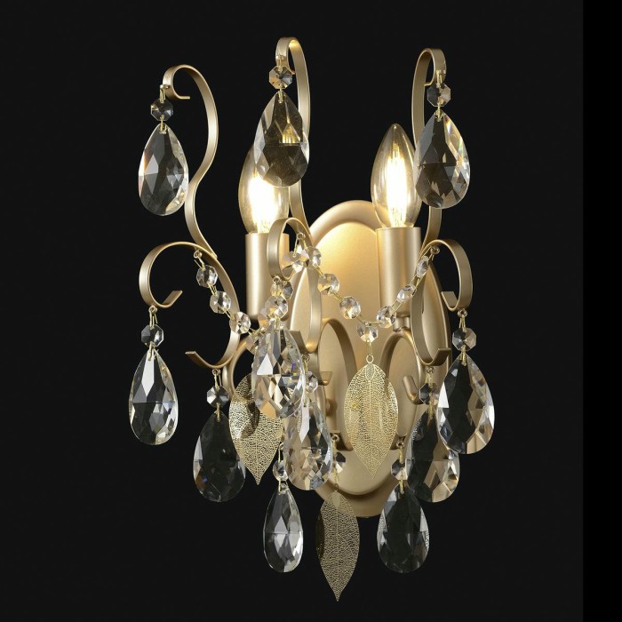Настенный светильник Crystal Lux Esmiralda AP2 Gold