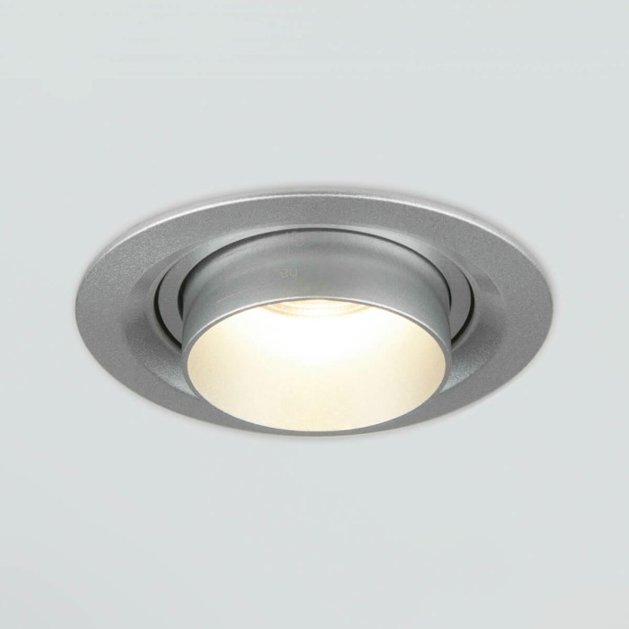 Встраиваемый светодиодный светильник Elektrostandard 9920 LED 15W 4200K серебро a052479