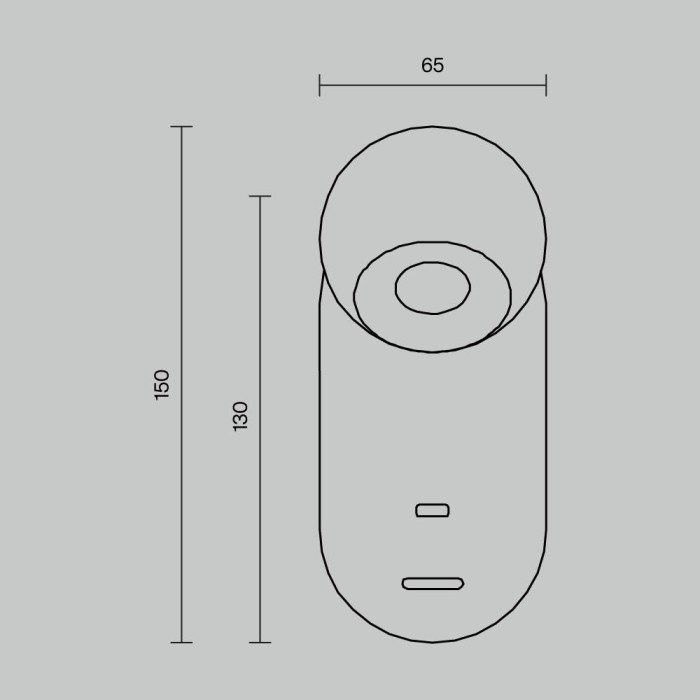 Бра Maytoni Modern MOD434WL-L5B3K