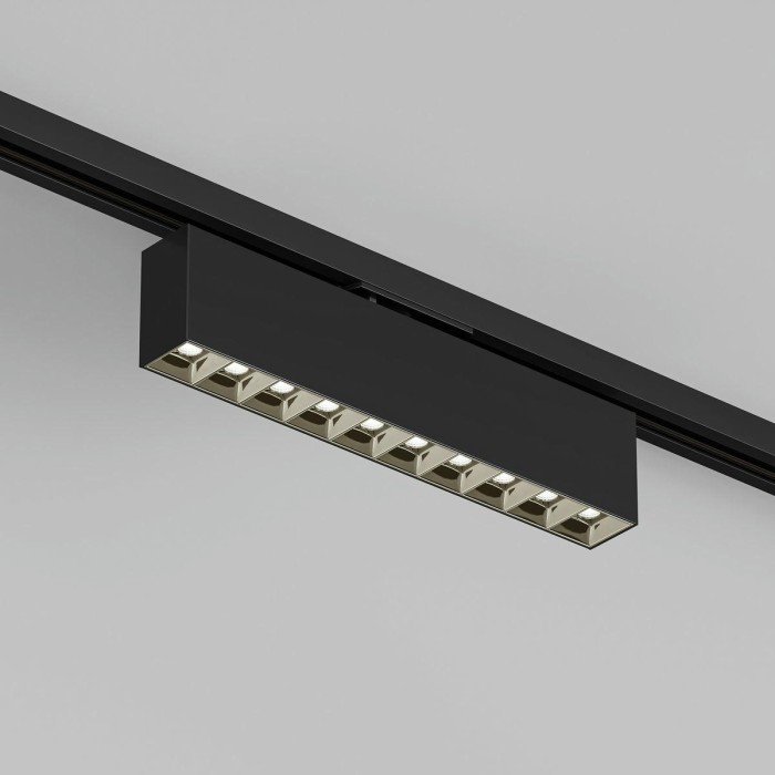 Трековый светодиодный светильник Denkirs Edder DK6434-BK