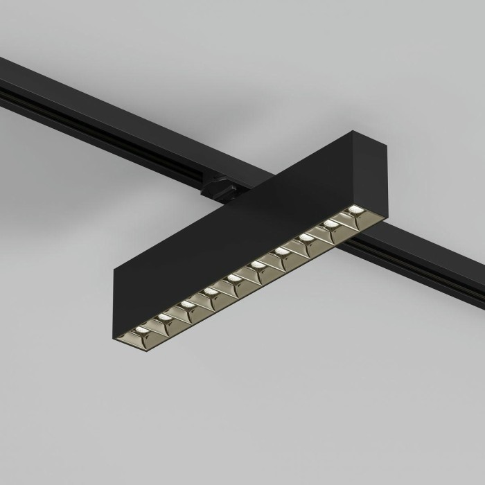 Трековый светодиодный светильник Denkirs Edder DK6434-BK