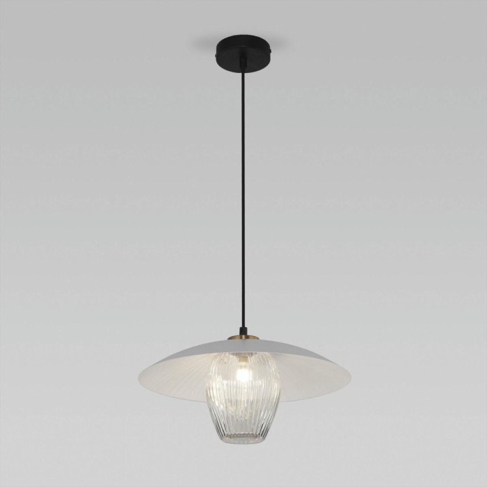 Подвесной светильник Eurosvet Kamari 50259/1 белый/прозрачный