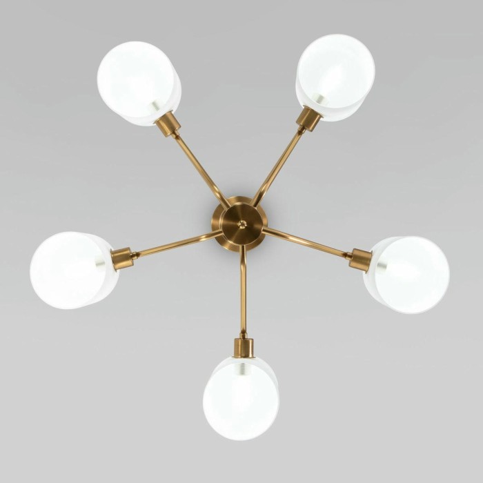 Подвесная люстра Eurosvet Bambola 60157/5 латунь