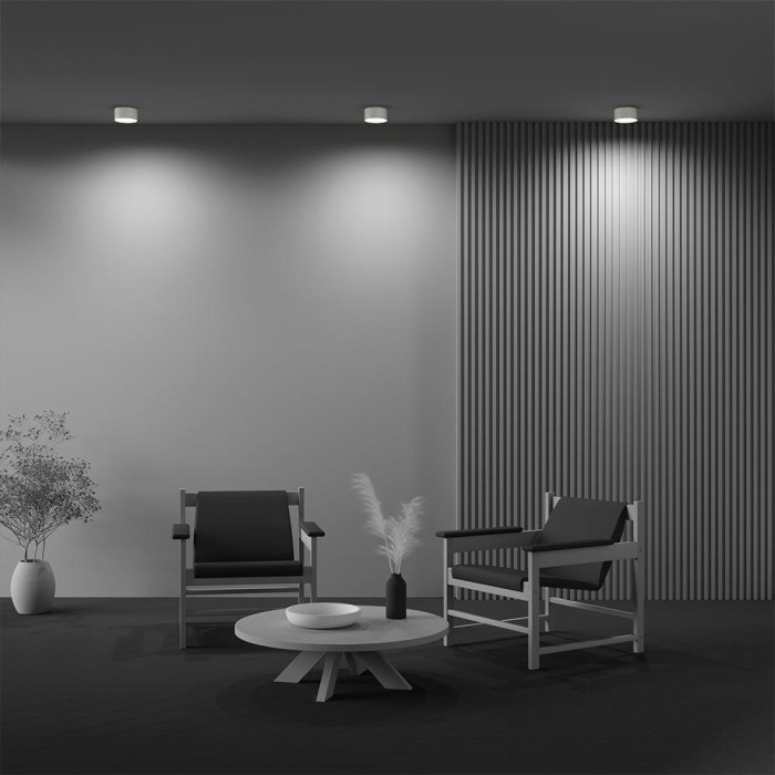 Потолочный светодиодный светильник Maytoni Technical Zon C032CL-12W2.7K-RD-W