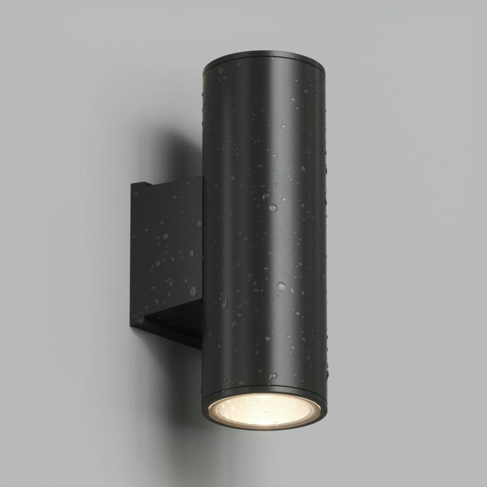 Уличный настенный светильник Denkirs Borg DK9821-BK