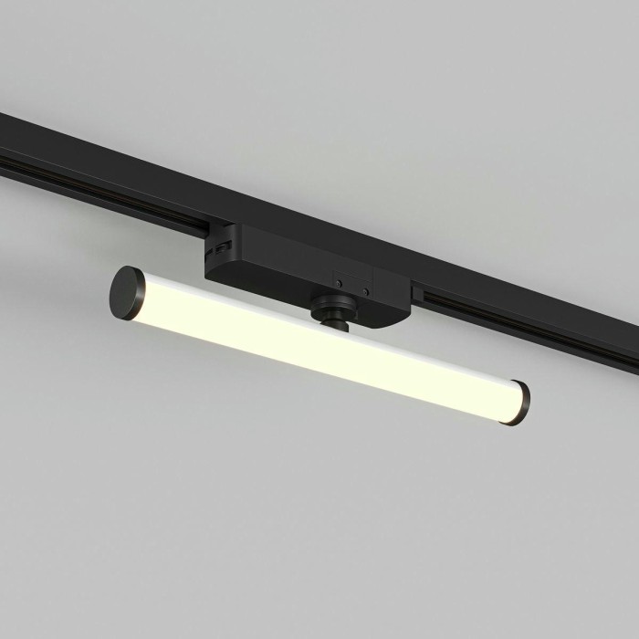 Трековый светодиодный светильник Denkirs Strom DK6438-BK