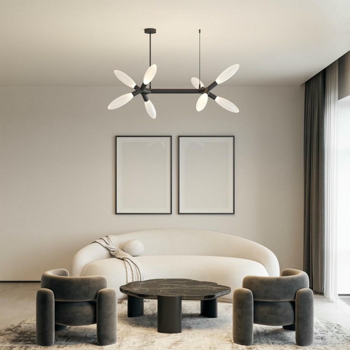 Потолочная люстра Eurosvet Covalent 30180 черный