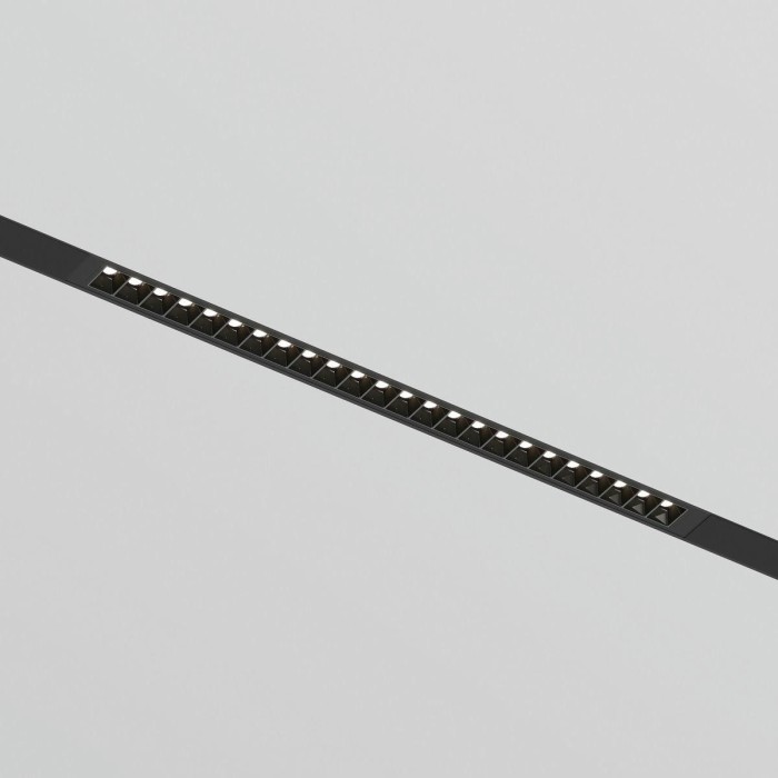 Трековый светодиодный светильник Denkirs Simple Grill DK8202-BK