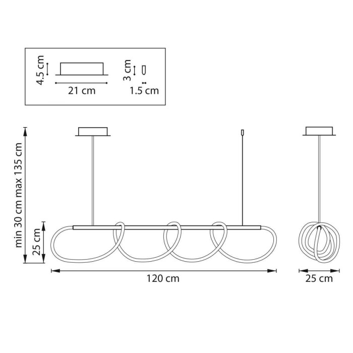 Люстра подвесная Corinto Lightstar 637093