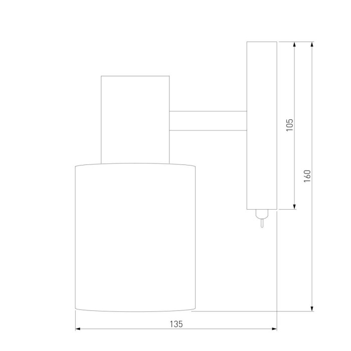 Спот Eurosvet Corso 20089/1 бронза