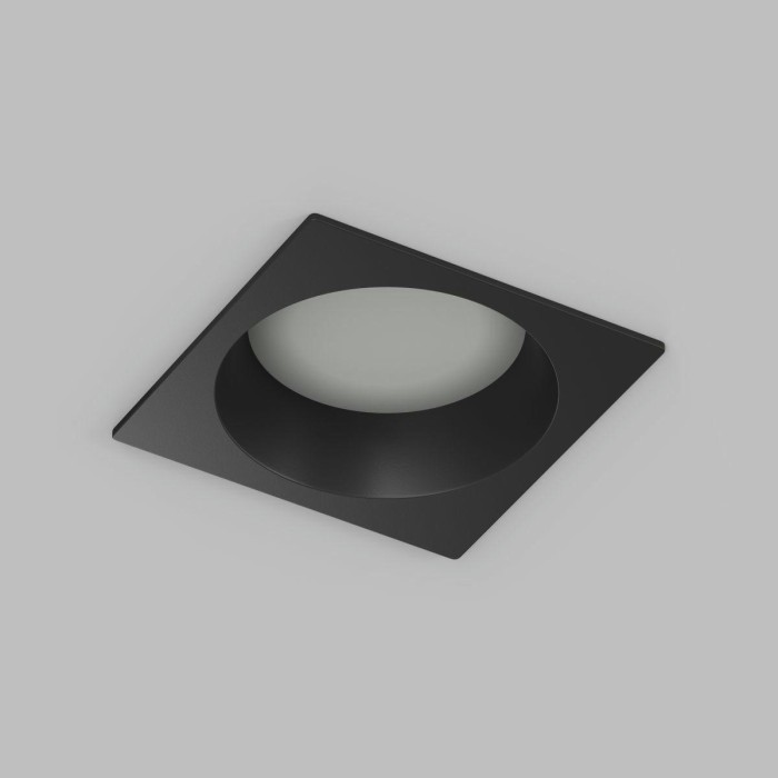 Встраиваемый влагозащищенный светильник Denkirs Deep DK3104-BK