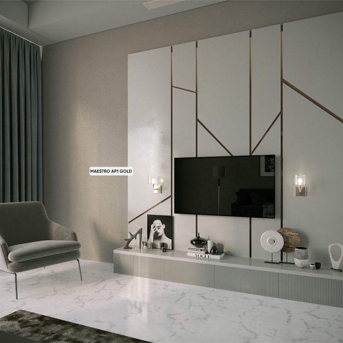 Бра Crystal Lux Maestro AP1 Gold