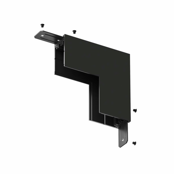 Коннектор L-образный стена-потолок Denkirs Smart Base TR2108-BK