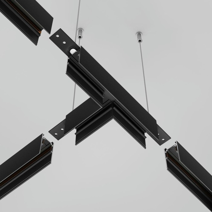 Коннектор T-образный Maytoni Technical Exility Busbur TRA034CT-41B