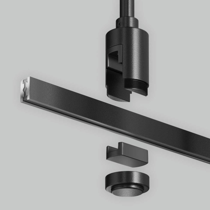 Крепление потолочное Maytoni Technical Accessories for tracks Flarity TRA156C-S1-B