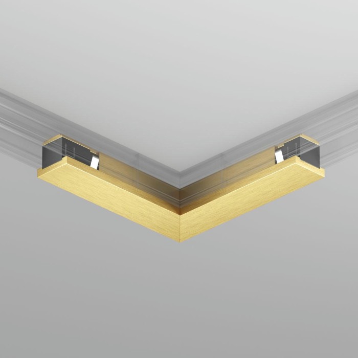 Коннектор L-образный Denkirs Shine Base TR5723-SB