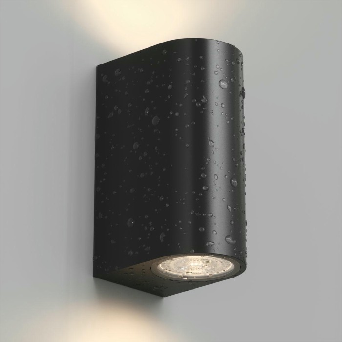 Уличный настенный светильник Denkirs Narvik DK9791-BK