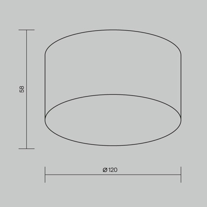 Уличный потолочный светодиодный светильник Maytoni Outdoor Zon IP O430CL-L15W4K
