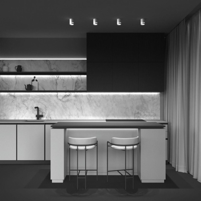 Потолочный светодиодный светильник Maytoni Technical Orlo C085CL-9W4K-W