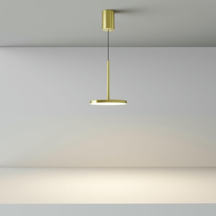 Подвесной светодиодный светильник Maytoni Technical Plato P076PL-L12W3K-BS