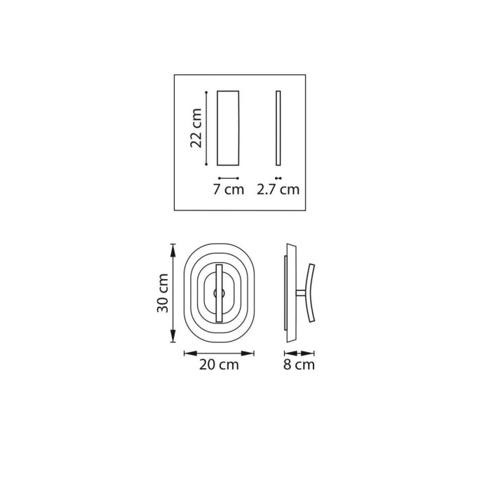 Бра Erica Lightstar 609646