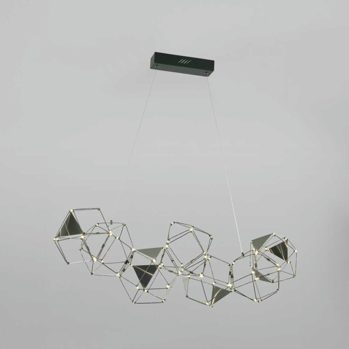 Подвесная светодиодная люстра Eurosvet Uma 90368/7 черный жемчуг