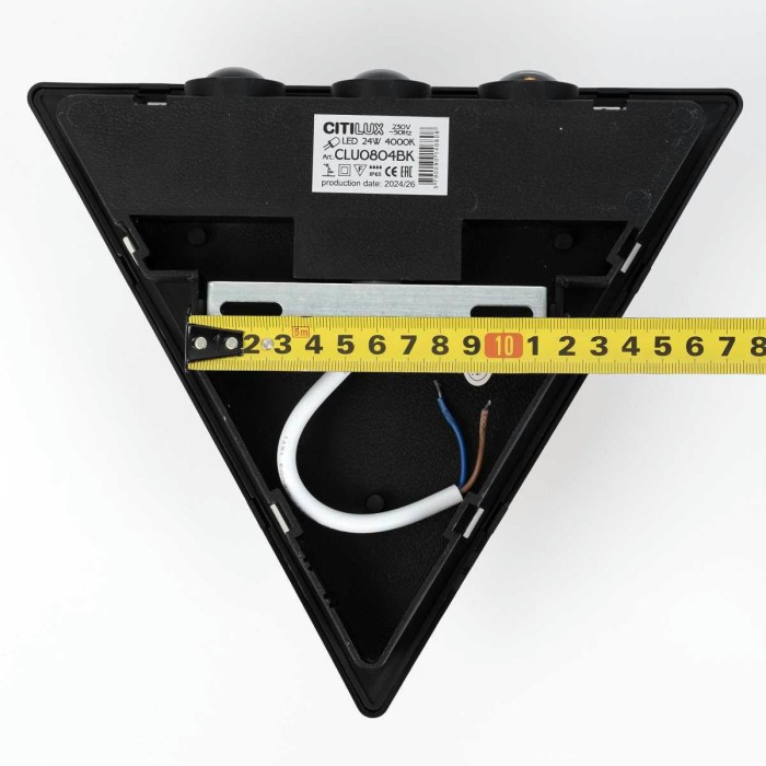 Уличный настенный светодиодный светильник Citilux Domus CLU0804BK