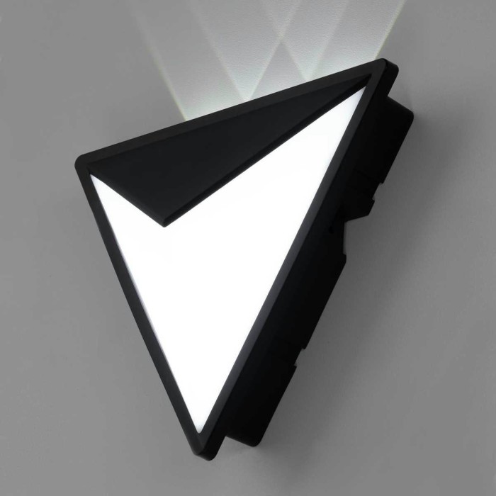 Уличный настенный светодиодный светильник Citilux Domus CLU0804BK