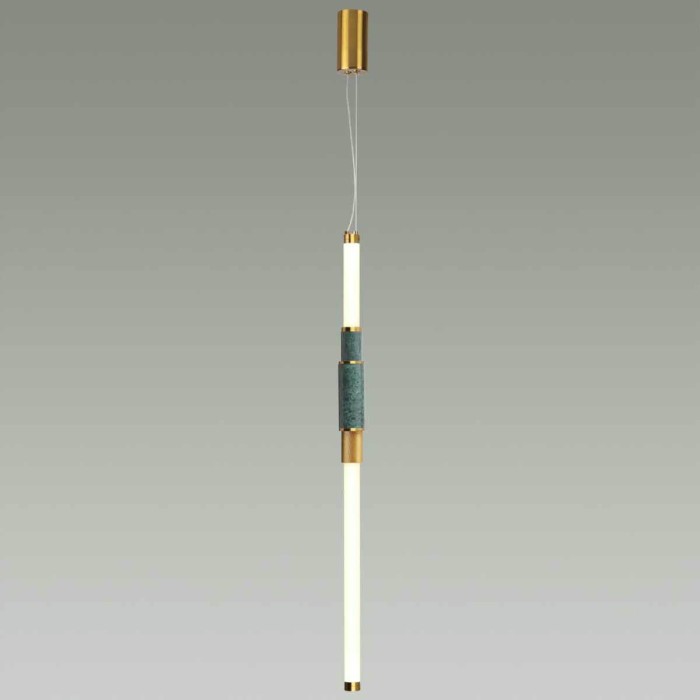 Подвесной светодиодный светильник Odeon Light Midcent Marmi 4360/14L