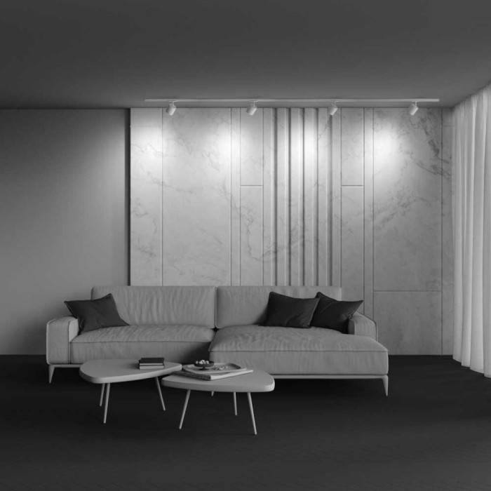 Трековый светильник Maytoni Technical Single phase track system Unity Polar TR088-1-GX53-W