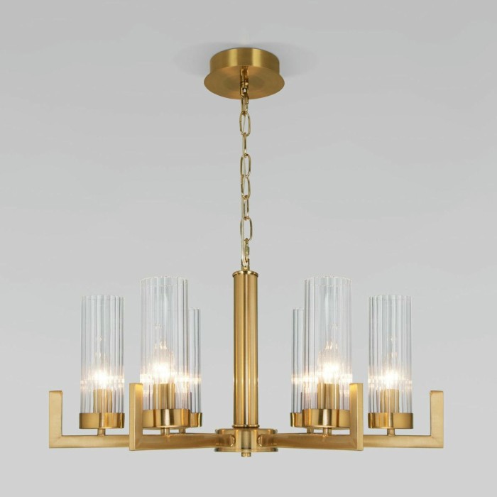 Подвесная люстра Eurosvet Arganie 60133/6 латунь
