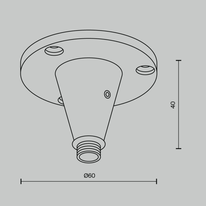 Аксессуар Maytoni Technical CA026BS-B