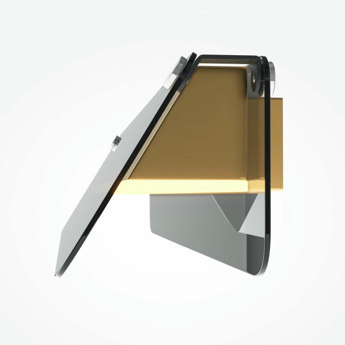 Настенный светодиодный светильник Maytoni Flat MOD296WL-L10BS3K